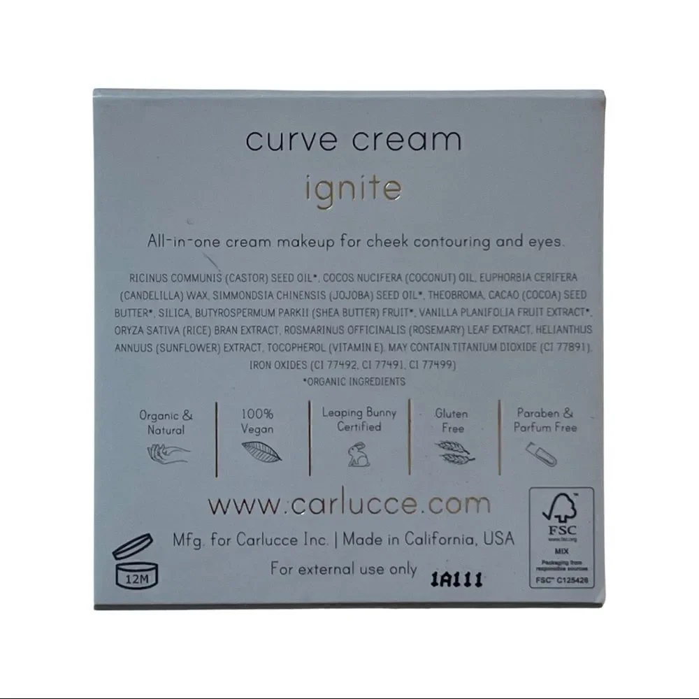 Carlucce Curve Cream - Ignite - New in Box